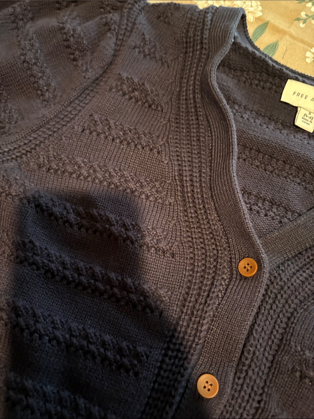 NWT free assembly small knit cardigan sweater - Picture 4 of 7